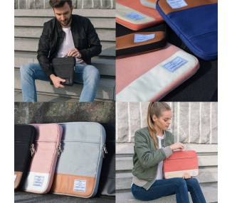 Pouzdro na notebook Johnny 15" - šedé