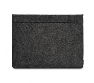 Pouzdro na notebook Kanvasa 12" - antracit/hnědá