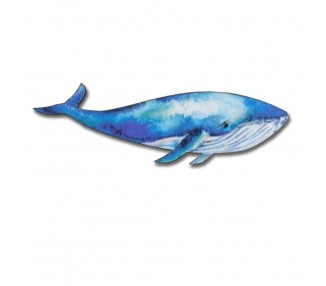 Brož modrá velryba