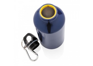 Outdoorová láhev s karabinou 400 ml - modrá