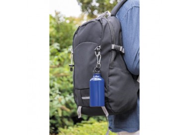 Outdoorová láhev s karabinou 400 ml - modrá